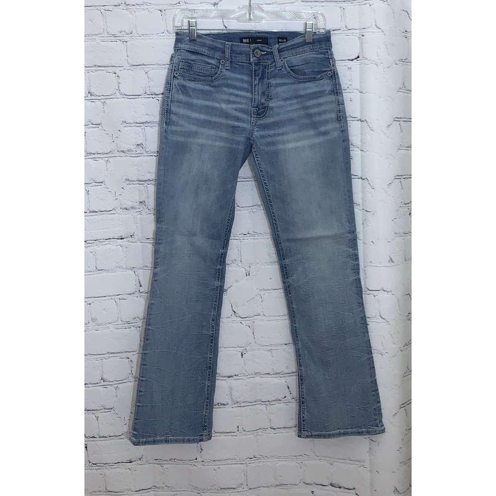 BKE Jeans Men's 30x30  Aiden Bootleg Stretch Blue Denim